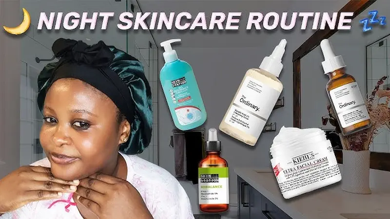 night daily skincare routine step by step